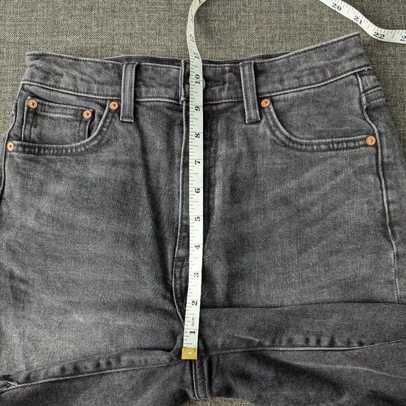 Aritzia Denim Forum 50's Arlo Long Short in Washed Black - Picture 7 of 9